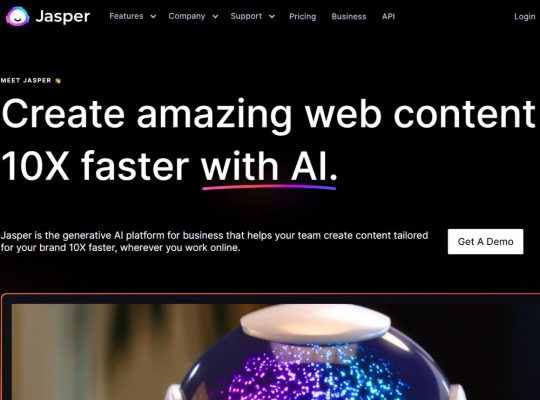 Jasper AI – Création de contenu optimisé par IA