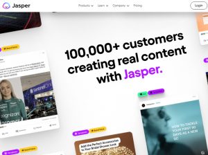 Jasper AI – Création de contenu optimisé par IA
