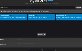AgentGPT – Exécution autonome de tâches