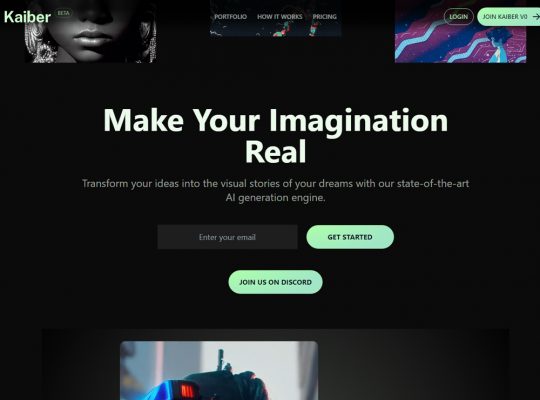 Kaiber AI – Générateur de vidéo artistique