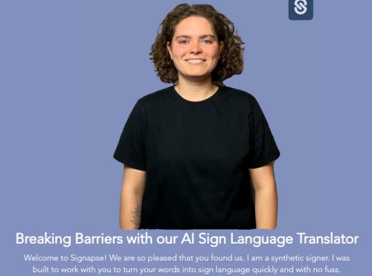 Signapse – Traduction en langue des signes par IA