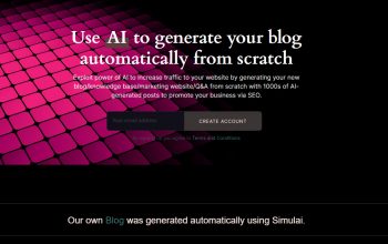 Simulai – Générez votre blog automatiquement grâce à l’IA