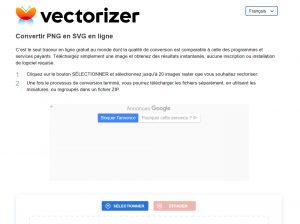 Vectorizer – Convertisseur d’images bitmap en images vectorielles