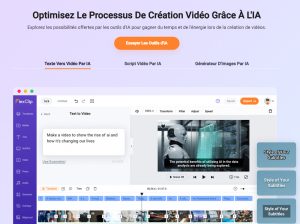 FlexClip – Montage vidéo assisté par IA