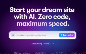 Framer – Création de site simplifiée et rapide avec l’IA
