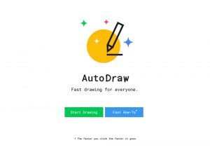 AutoDraw – Outil de dessin en ligne avec l’IA créé par Google