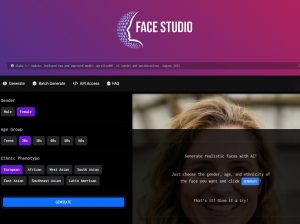 FaceStudio – Génération de visages photoréalistes