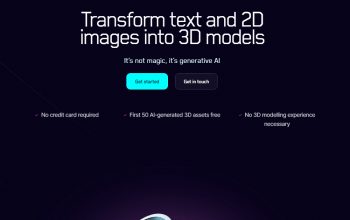 Alpha3D – Des modèles 3D à partir d’images 2D ou de textes
