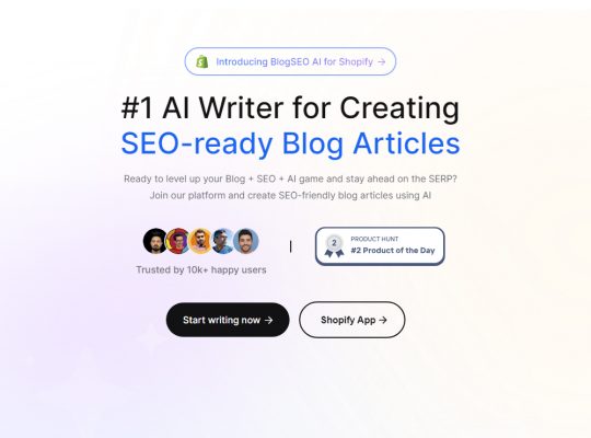 BlogSEO AI – Des articles de blog avec l’IA optimisés SEO