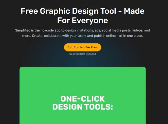 Simplified Graphic Design – Outil de design graphique