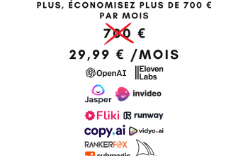 Comment débloquer 12 outils IA populaires pour 29,99 € ?
